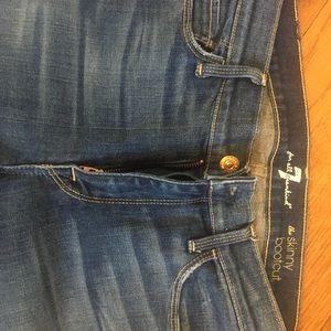 Sevens skinny boot jean 27 waist 27 midseam